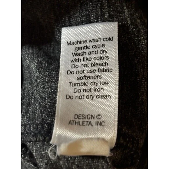 Athleta Women’s Metro Classic Bootcut Yoga Pants Size M Heather Grey Stretchy - Picture 6 of 8